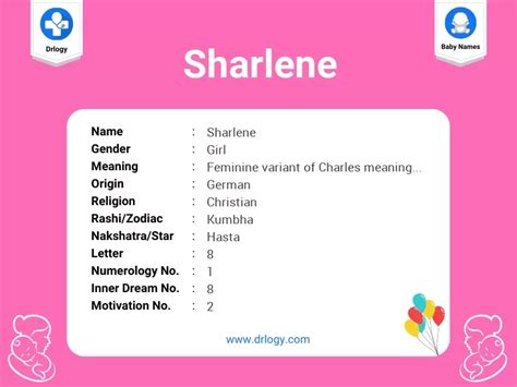 sharlene meaning.